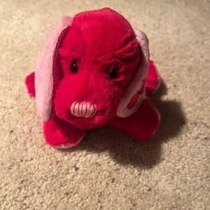 Vintage Webkinz Cherry Soda Pup Red Valentine’s Dog By Ganz